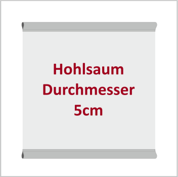 Hohlsaumbanner Mesh 50x50cm